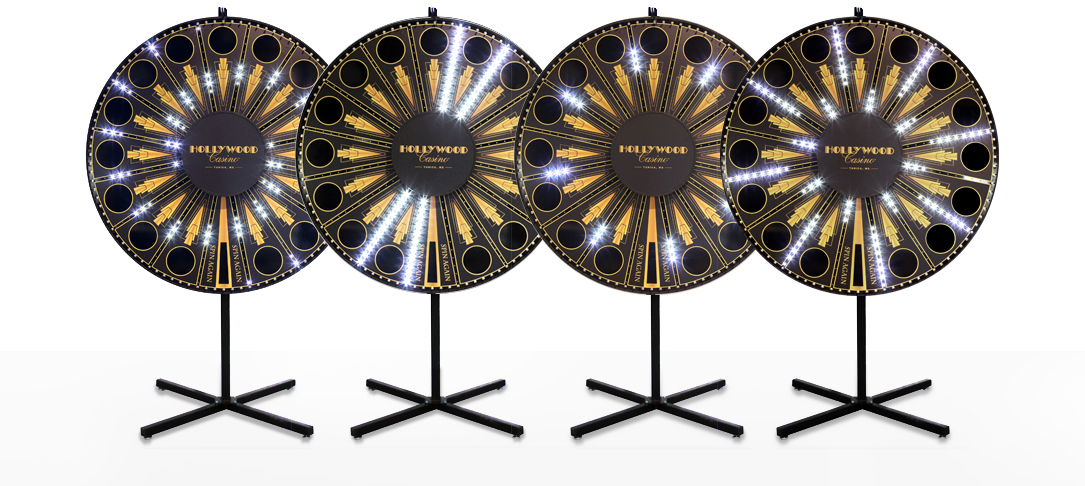 Lighted Prize Wheels - Spinning Designs